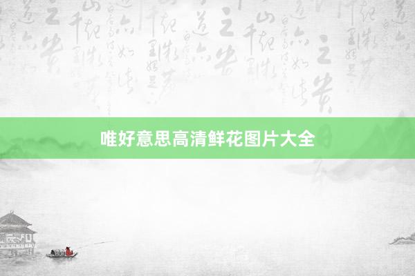唯好意思高清鲜花图片大全